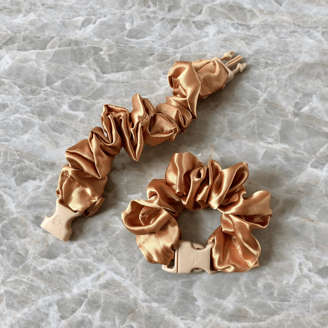 The Midnight Hold: Recycled Satin Scrunchie