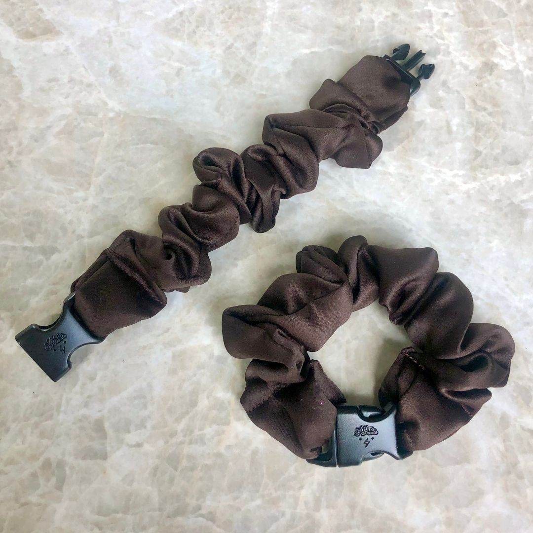 The Midnight Hold: Recycled Satin Scrunchie