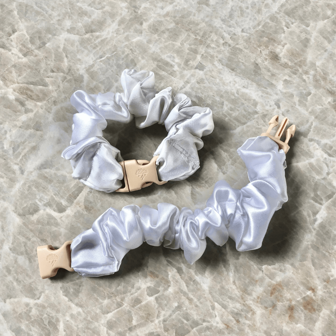 The Midnight Hold: Recycled Satin Scrunchie