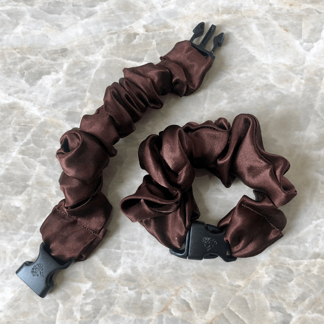 The Midnight Hold: Recycled Satin Scrunchie