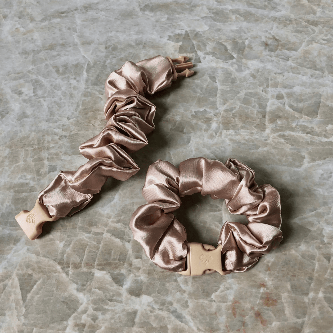 The Midnight Hold: Recycled Satin Scrunchie